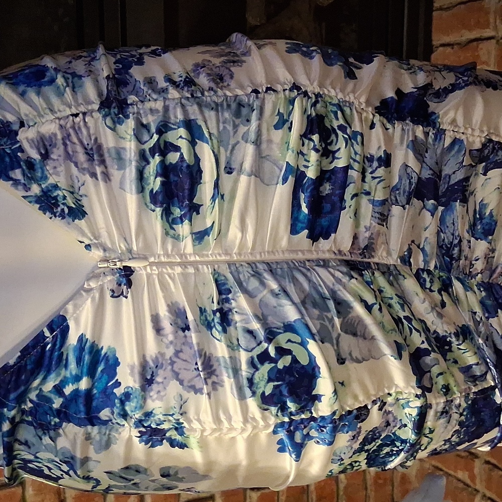 For Love And Lemons Blue and White Floral Dress - Picture 5 of 12